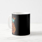 Jahr des Tiger-Osterhasen 2022 Süßes Tier Pr Kaffeetasse (Vorderseite Links)