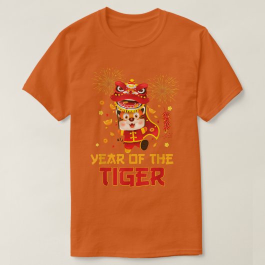 Jahr des Tigerchinesischen Neujahrs 2022 Kinder-To T-Shirt (Design vorne)
