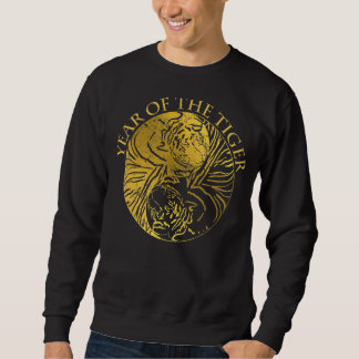 Jahr des Tigerjings und des Yang Artwork-Schlafs Sweatshirt