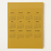 Jahr des Tigerplaners 2022 Planer (Rückseite)