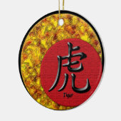 Jahr des Tigers: 2010 Keramik Ornament (Links)