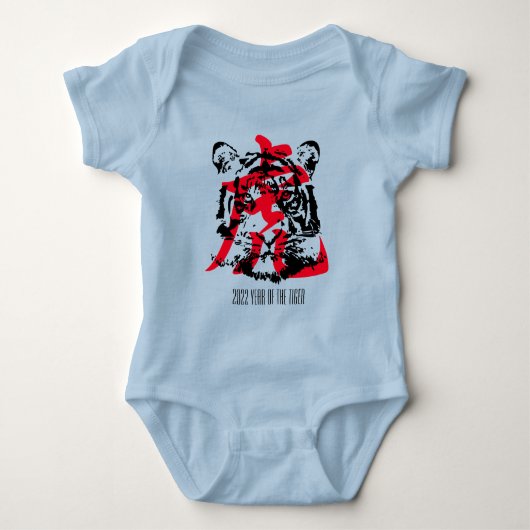 Jahr des Tigers Baby Strampler (Vorderseite)