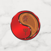 Jahr des Tigers Konfetti (Klein Vorderseite)