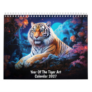 Jahr des Tigers – Kunstkalender 20XX Kalender