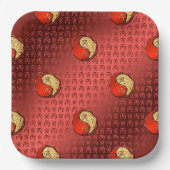 Jahr des Tigers Pappteller (Vorderseite)