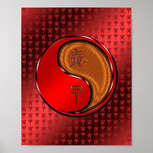 Jahr des Tigers Poster (Vorne)