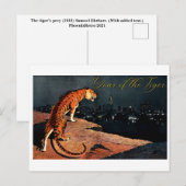 Jahr des Tigers Postkarte (Vorne/Hinten)