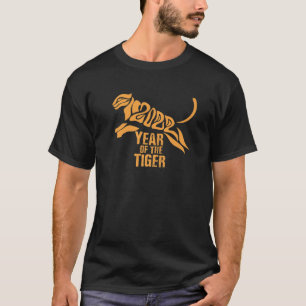 Jahr des Tigers - Symbol für das neue chinesische T-Shirt