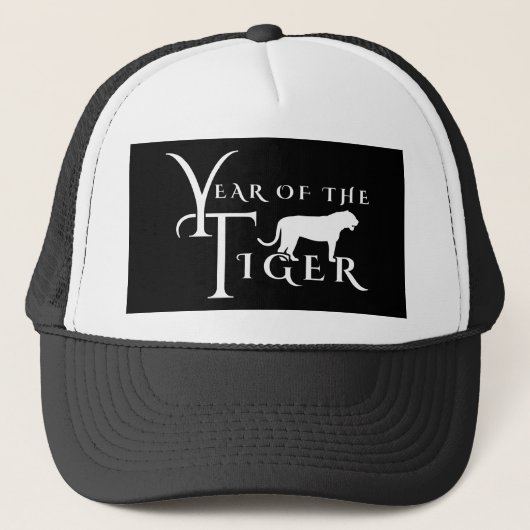 Jahr des Tigers Truckerkappe (Vorderseite)