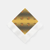 Jahr des Waldhorns Serviette (Ecke)