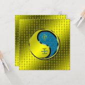 Jahr des Wasseraffens Karte (Vorderseite/Rückseite Beispiel)