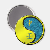 Jahr des Wasseraffens Magnet (Vorderseite/Rückseite)