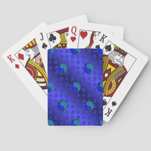 Jahr des Wasserbüffels Spielkarten (Rückseite)