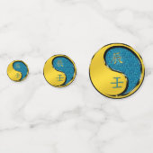 Jahr des Wasserdrachen Konfetti (Vorderseiten)