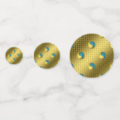 Jahr des Wasserdrachen Konfetti (Rückseiten)