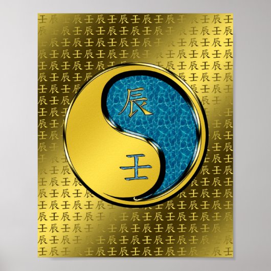 Jahr des Wasserdrachen Poster (Vorne)