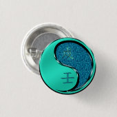 Jahr des Wasserhundes Button (Vorne & Hinten)