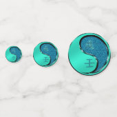 Jahr des Wasserhundes Konfetti (Vorderseiten)