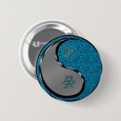 Jahr des Wasserkaninchens Button (Vorne & Hinten)