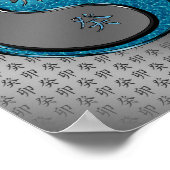 Jahr des Wasserkaninchens Poster (Ecke)