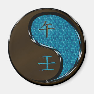 Jahr des Wasserpferdes Magnet