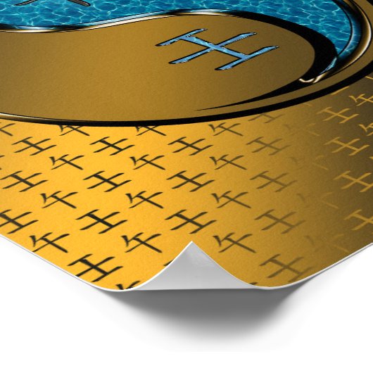 Jahr des Wasserpferdes Poster (Ecke)