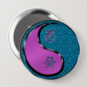 Jahr des Wasserrosters Button (Vorne & Hinten)