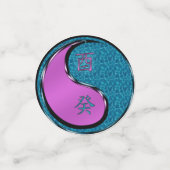 Jahr des Wasserrosters Konfetti (Klein Vorderseite)