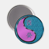 Jahr des Wasserrosters Magnet (Vorderseite/Rückseite)