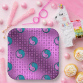 Jahr des Wasserrosters Pappteller (Party)