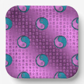 Jahr des Wasserrosters Pappteller (Vorderseite)