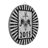 Jahr des Widders (wildRam) 2015 Dartscheibe (Vorderseite Links)