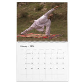 Jahr des Yoga, anpassbarer Kalender (Feb 2026)