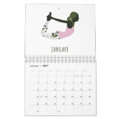 Jahr des Yoga Kalender (Jan 2027)