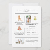 Jahr für Review Fun Facts Family Edition Red Einladung (Rückseite)