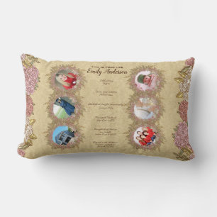 JAHR Geboren IST DAS IHRE LEBENSFOTOS UND MILESTON Lendenkissen