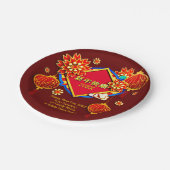 Jahr hinzufügen Bearbeiten Name Text Chinesisch Ne Pappteller (Schrägansicht)