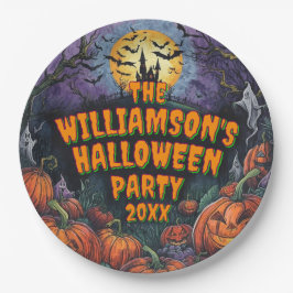 Jahr hinzufügen Halloween-Party 9" Pappteller