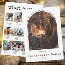 Jahr im Minimalistischen Foto Weihnachtskollektion