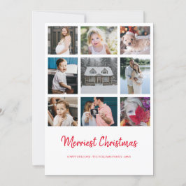 Jahr im Review 9 Foto Frohe Weihnachtskarte Einladung