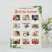 Jahr im Überblick frohe Weihnachten 12 Foto bearbe (Stehend Vorderseite)