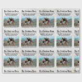 Jahr in der Zeitung Personalisierte Weihnachten Geschenkpapier (Flach)