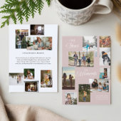 Jahr in Moments Family Foto Collage Weihnachten