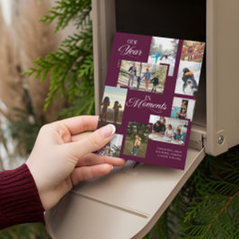 Jahr in Moments Family Foto Collage Weihnachten