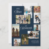 Jahr in Moments Family Foto Collage Weihnachten (Vorderseite)