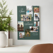 Jahr in Moments Family Foto Collage Year Review Kalender