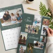 Jahr in Moments Family Foto Collage Year Review Kalender