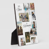 Jahr in Moments Foto Gallery Collage Keepake Fotoplatte (Seite)