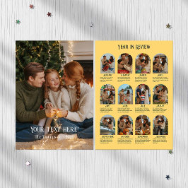 Jahr in Review 12 Foto Family Feiertagskarte
