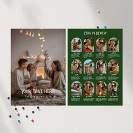 Jahr in Review 12 Foto Family Feiertagskarte